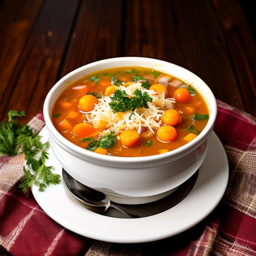 Как приготовить овощной суп с сырными шариками
